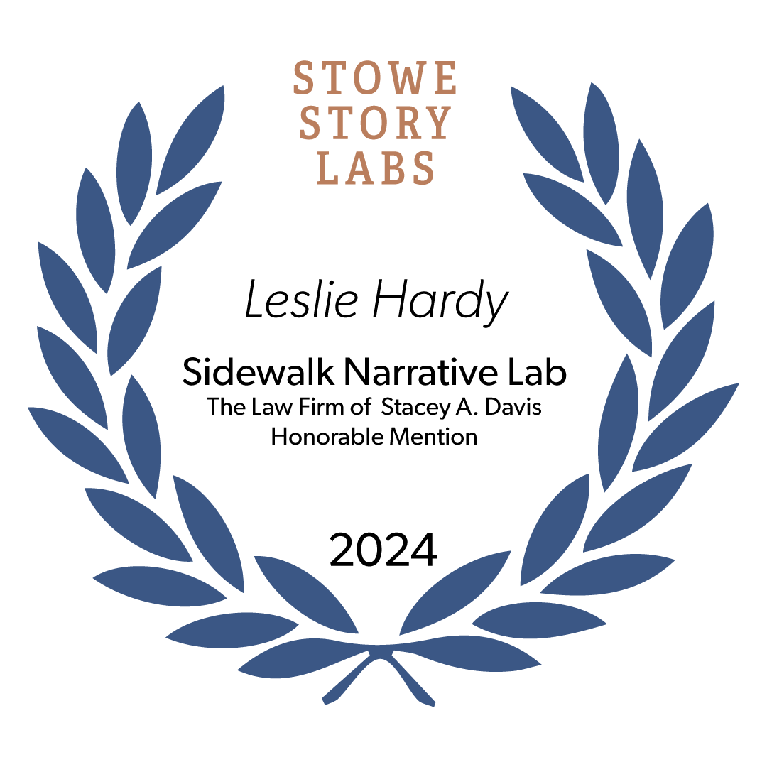 Stowe Story Labs, Sidewalk Narrative Lab, Honorable Mention